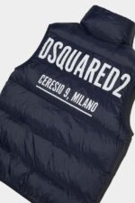 Dsquared2 Iconic ECLIPSE BLUE/SUNNY YELLOW DS2 Kids Vest - Image 4