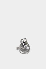 Dsquared2 Iconic Entropia Earrings BLACK - Image 3