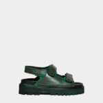 Dsquared2 Iconic Finn Flat Sandals D2 BORDEAUX