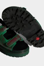 Dsquared2 Iconic Finn Flat Sandals D2 BORDEAUX - Image 5