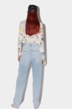 Dsquared2 Iconic Flashdance Trousers BLUE D2 - Image 2
