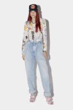 Dsquared2 Iconic Flashdance Trousers BLUE D2 - Image 3