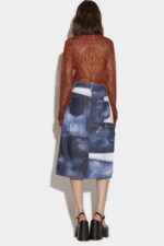 Dsquared2 Iconic Franken Midi Skirt - Image 2