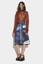 Dsquared2 Iconic Franken Midi Skirt - Image 3