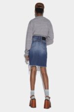 Dsquared2 Iconic Fringed Midi Skirt - Image 2