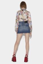 Dsquared2 Iconic Fringed Mini Skirt - Image 2