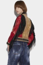 Dsquared2 Iconic Fringes Flag Jacket - Image 2