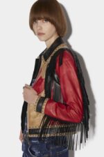 Dsquared2 Iconic Fringes Flag Jacket - Image 3