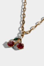 Dsquared2 Iconic Fruity Necklace GOLD D2 - Image 2