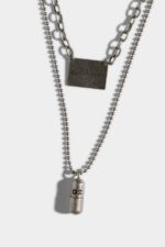 Dsquared2 Iconic Fruity Necklace OLD GOLD/OLD PALLADIUM - Image 2