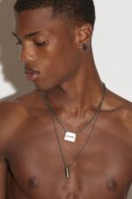 Dsquared2 Iconic Fruity Necklace OLD GOLD/OLD PALLADIUM - Image 4