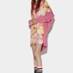 Dsquared2 Iconic Gathered Shirt Dress FANTASY D2