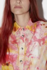 Dsquared2 Iconic Gathered Shirt Dress FANTASY D2 - Image 5