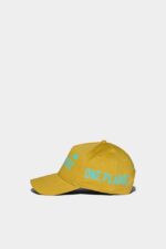 Dsquared2 Iconic GREEN One Life Organic Cotton Baseball Cap - Image 3