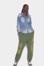 Dsquared2 Iconic Green Tab Cotton Western Shirt BLUE D2 BLUE - Image 4