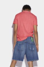 Dsquared2 Iconic Green Tab Organic Cotton Box Shorts - Image 2