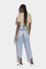 Dsquared2 Iconic Green Tab Partially Organic Cotton Boston Jeans BLUE - Image 2