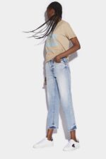 Dsquared2 Iconic Green Tab Partially Organic Cotton Boston Jeans BLUE