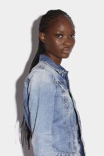 Dsquared2 Iconic Green Tab Partially Organic Cotton Boyfriend Jacket - Image 3