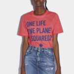 Dsquared2 Iconic Green Tab Partially Organic Cotton Mini Skirt