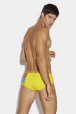 Dsquared2 Iconic Grunge Fairytale Swim Brief D2 YELLOW - Image 2