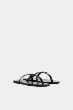Dsquared2 Iconic Harness Sandals D2 BLACK - Image 3