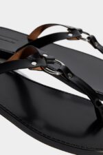 Dsquared2 Iconic Harness Sandals D2 BLACK - Image 4