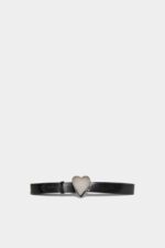 Dsquared2 Iconic Heart Belt BLACK/BLACK - Image 2
