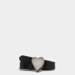 Dsquared2 Iconic Heart Belt BLACK/BLACK
