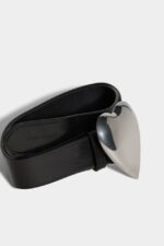 Dsquared2 Iconic Heart Belt BLACK/BLACK - Image 4