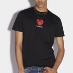 Dsquared2 Iconic Heart Me T-Shirt D2 BLACK