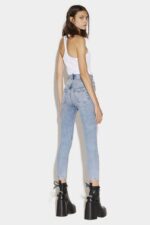 Dsquared2 Iconic High Waist Cropped Twiggy Denim Jeans - Image 2