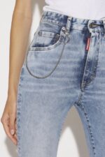 Dsquared2 Iconic High Waist Cropped Twiggy Denim Jeans - Image 4