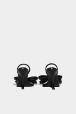 Dsquared2 Iconic Honey Bow Heeled Sandals Black - Image 2