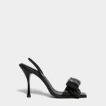 Dsquared2 Iconic Honey Bow Heeled Sandals Black