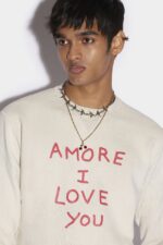 Dsquared2 Iconic I Love You Cool Sweater - Image 3