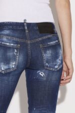 Dsquared2 Iconic Icon Dark Wash Jennifer Jeans - Image 5
