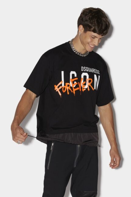 Dsquared2 Iconic Icon Forever Cool T-Shirt WHITE
