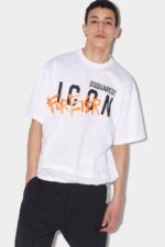 Dsquared2 Iconic Icon Forever Cool T-Shirt WHITE/BLACK - Image 3