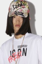 Dsquared2 Iconic Icon Forever Relax T-Shirt WHITE - Image 3