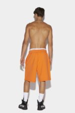 Dsquared2 Iconic Icon Relax Shorts WHITE/FANTASY - Image 2