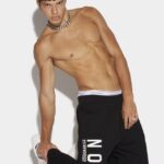 Dsquared2 Iconic Icon Ski Joggers WHITE/BLACK