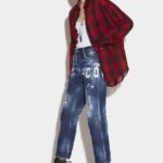Dsquared2 Iconic Icon Spray Boston Denim Jeans