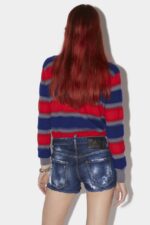 Dsquared2 Iconic Icon Spray Denim Shorts - Image 2