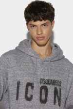 Dsquared2 Iconic Icon Spray Hoodie - Image 3