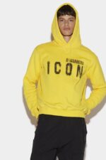 Dsquared2 Iconic Icon Spray Hoodie FANTASY/BLACK