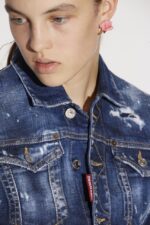 Dsquared2 Iconic Icon Spray Jean Jacket - Image 5