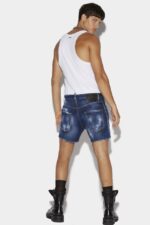Dsquared2 Iconic Icon Spray Shorts - Image 2