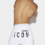 Dsquared2 Iconic Icon Spray Ski Joggers WHITE/FANTASY