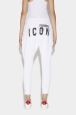 Dsquared2 Iconic Icon Spray Sweatpants WHITE/BLACK